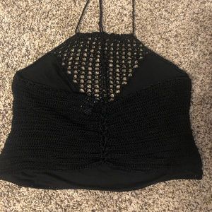 Adorable Halter knit top with matching skirt